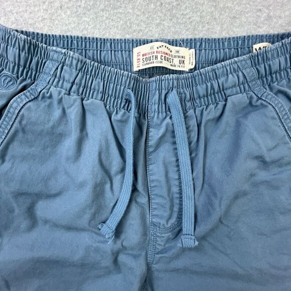 Lot of 2‎ Fat Face Elastic Waist Shorts Mens 30 x 10 (28 x 9.5) Blue Drawstring - Picture 9 of 15
